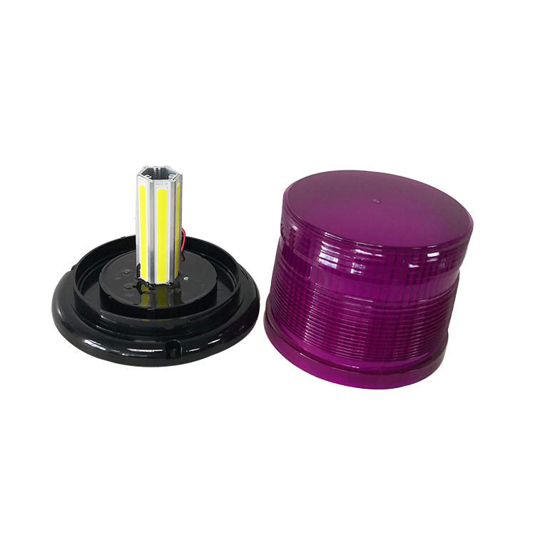 DC12V 24V 60W rotating strobe led beacon light purple for car truck vehicle