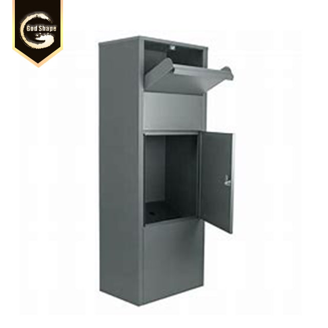 Factory Large Metal Outdoor Apartment Waterproof Free Standing Residential Parcel Drop Box Lock