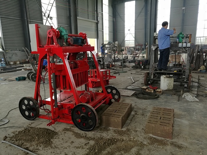 cement brick making machine, block production machine, hand press brick machine