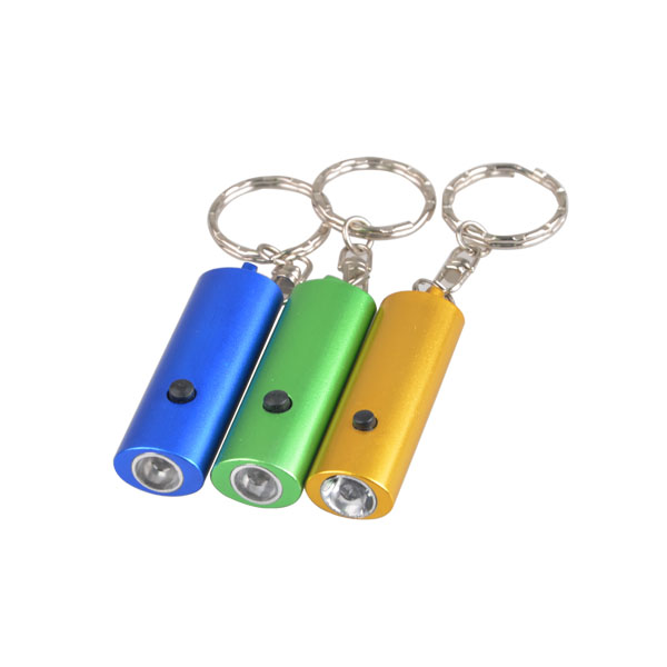 Advertising Gift Aluminum Custom LED Mini Light Keychain