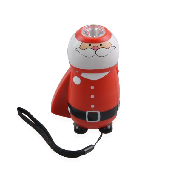 Kids Mini Cute Animal Dynamo Led Hand Light Hand Crank Flashlight