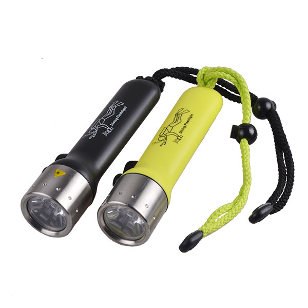 Professional Scuba Diving Equipment LED Underwater Flashlight Aluminum Alloy LED Diving Torch