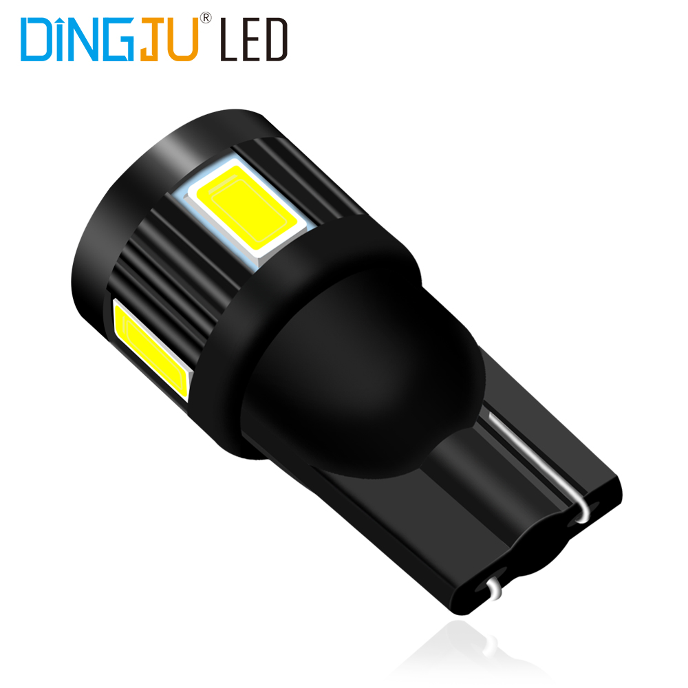 Factory Direct Selling T10 6smd 5730 Car Bulb 0.9w 122lm Canbus Led Light Parklight Reading Lamp With Promotional Price