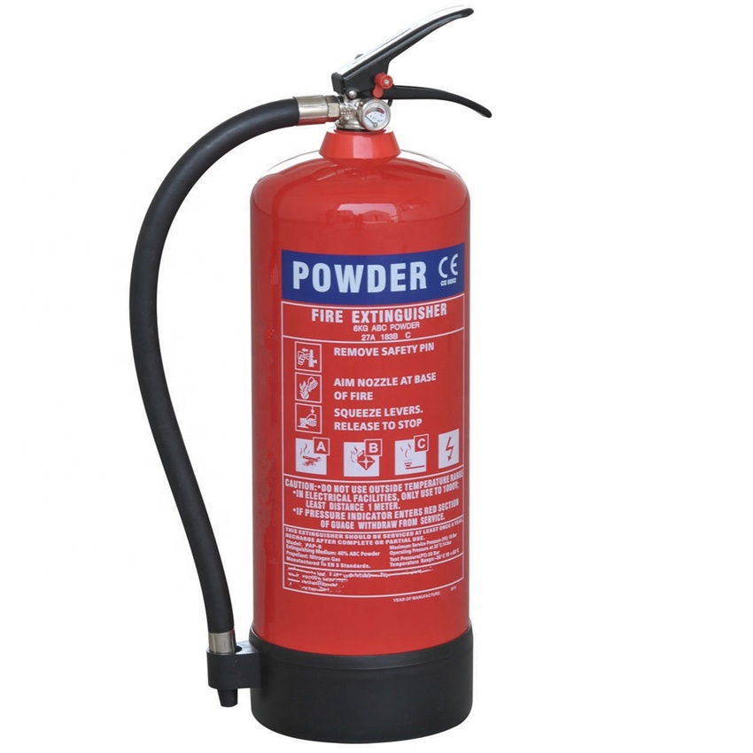 CE Standard  5kg /6kg dry powder fire extinguisher ABC 40% dcp fire extintor