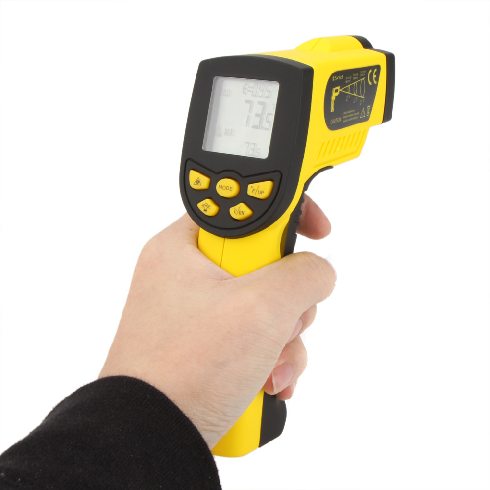 Digital thermometer Non-contact 16:1 termometro Infrared IR Thermometer Laser Temperature Gun Sensor Meter -50~1300?