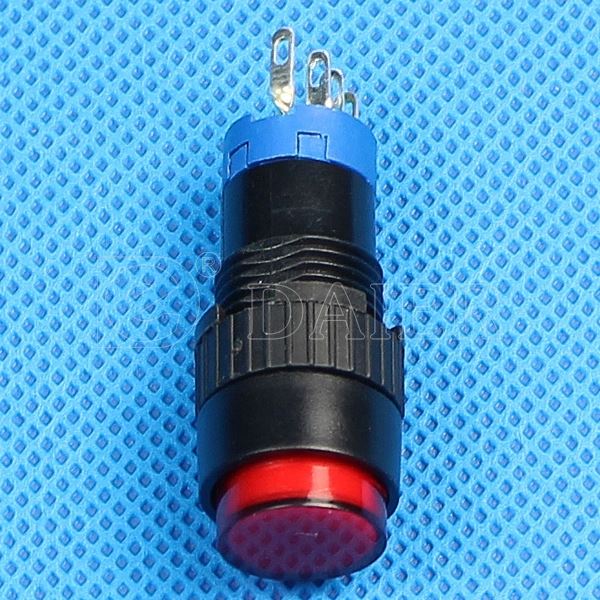 Single Pole 5 Pin 12mm Momentary Pushbutton Switch