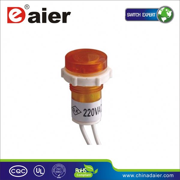 amber led indicator light bulbs PL1604W