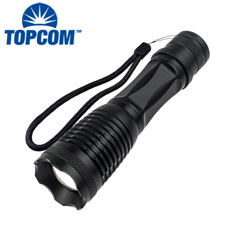 18650 Tactical Flashlight LED Zoomble Aluminum LED Torch Light