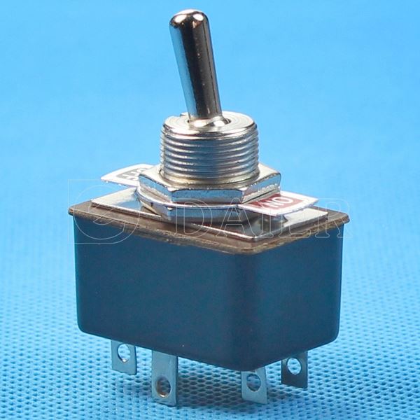 KN3-3 5A 125V 12MM DPDT ON-ON 6 Pin Toggle Switches Double Pole