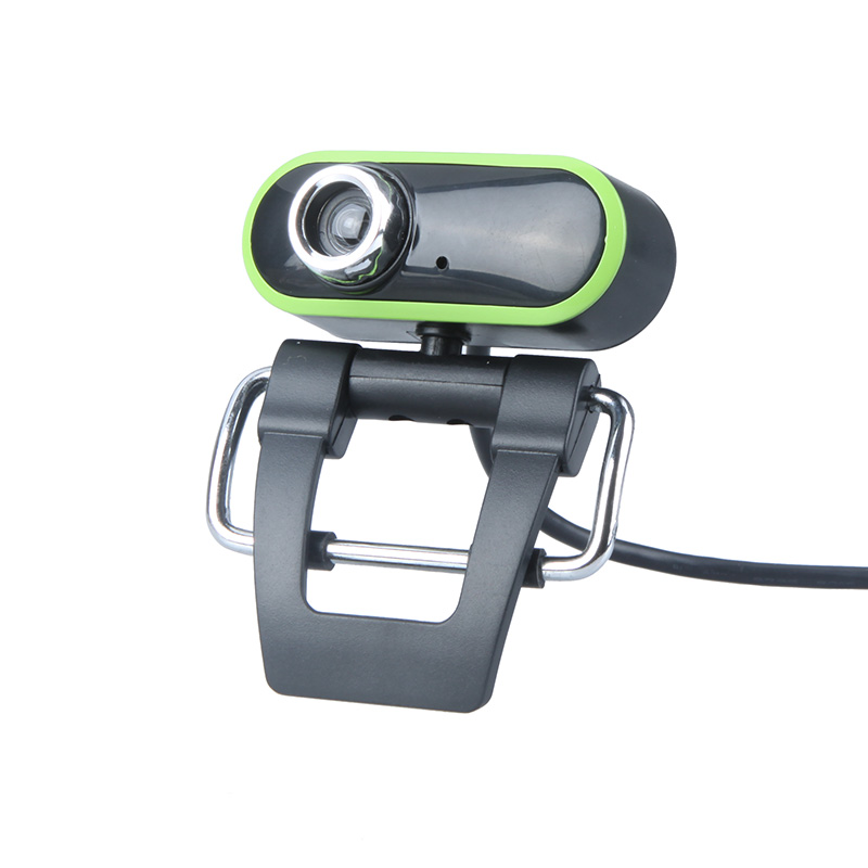 USB 2.0 50.0M Webcam Camera Web Cam HD with MIC For Computer PC Laptop Green & black Free Shipping
