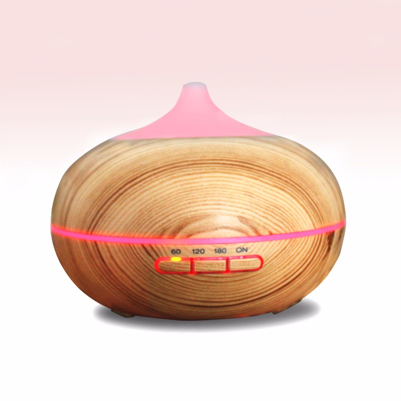 Ultrasonic Aroma Diffuser Wood/Thai Essential Oil Steamer/300ml Electric Imax Vaporizer