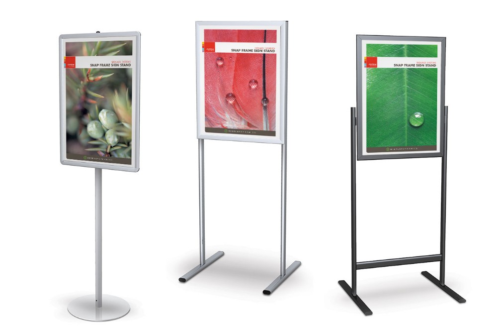 aluminum frame double side a frame pavement sign A frame  pavement signs