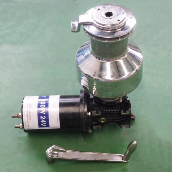 12 volt sail winch electric sailing winch for sailing boat 1400W JVEW-006