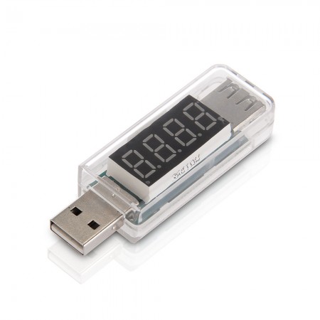 Car USB Voltmeter Current Volt Meter Voltage Tester for Mobile Phone Charger