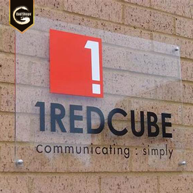 Clear Acrylic Plaque Customized Made Plexiglass Block acrylic door sign plate
