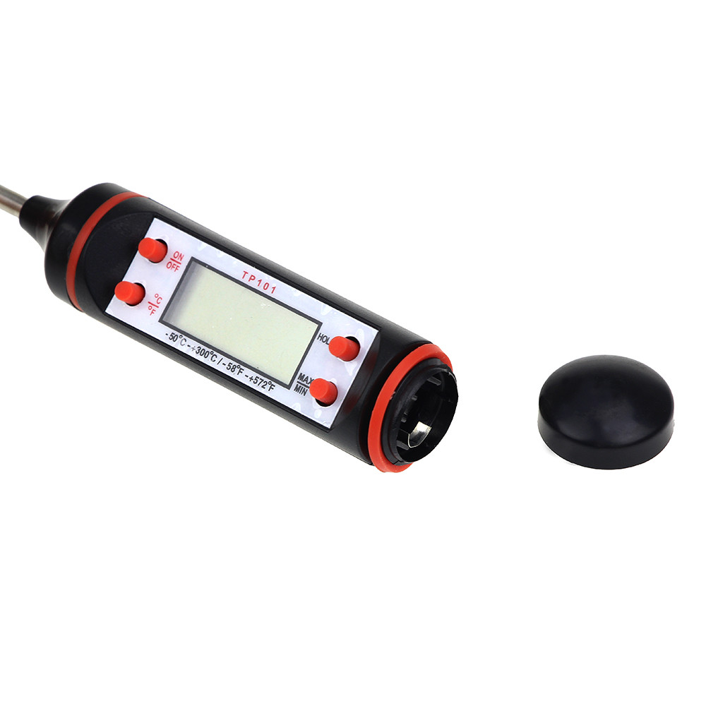 Electronic Digital Meat Thermometer Cooking Food Kitchen BBQ Probe Water Milk Oil Liquid Oven Thermometer Digital TP101