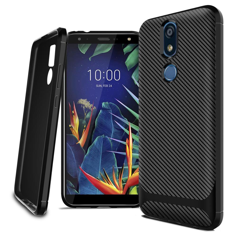 Carbon Fiber Silicon Back Cover For Nokia 4.2 Phone Case