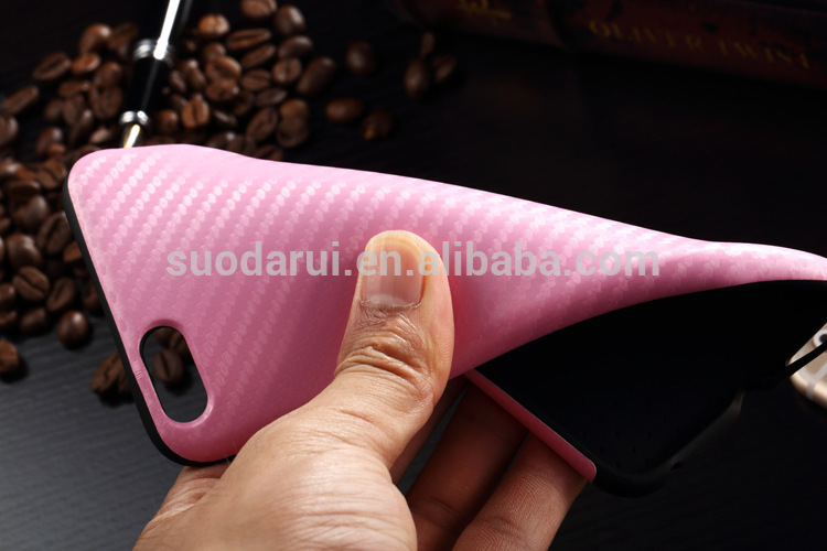 Hot Sale 2016 Ultra Thin Carbon Fiber TPU Case for iPhone 7 PRO Plus Soft Protective Case