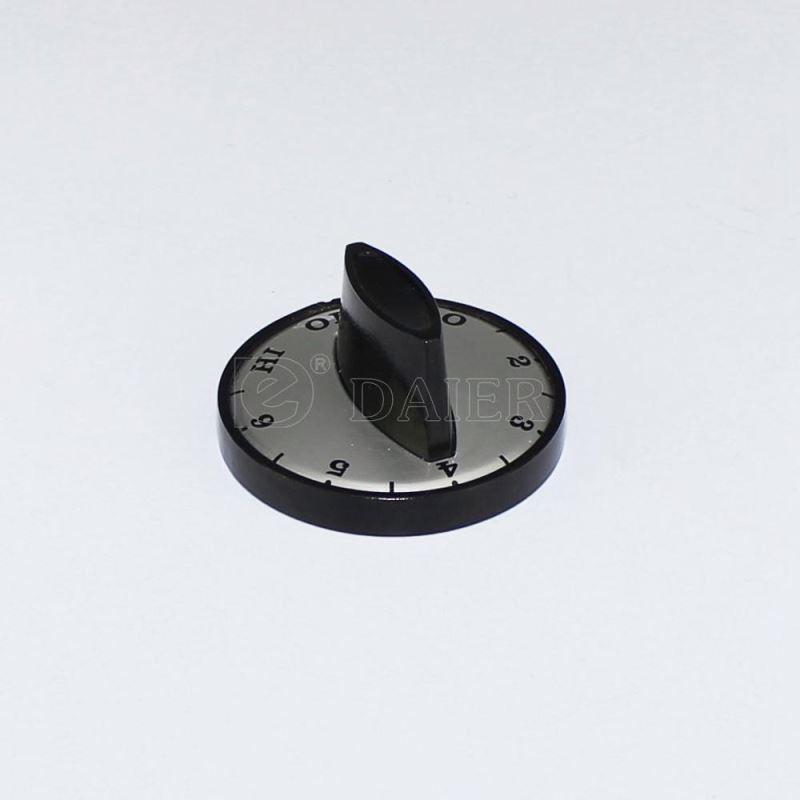 Black Universal Range Stove Oven Control Knob HI OFF LO Oven Knob