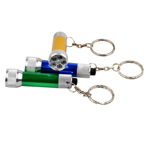 Promotional Gift Blacklight 365nm Custom 5 LED Best Keychain Flashlight