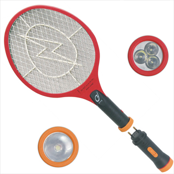 HYD-4403 Rechargeable Electronic Mosquito Killer swatter / fly catcher with LED torch