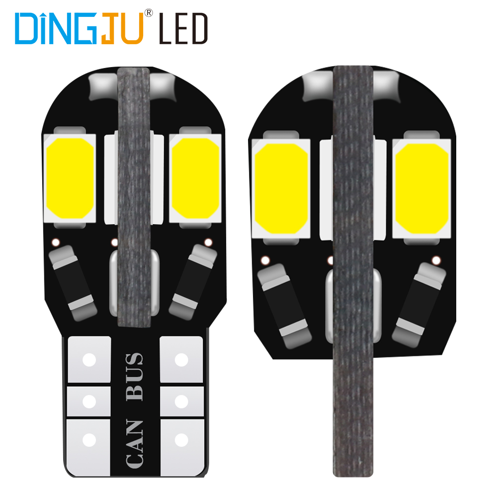 Hot selling led t10 w5w 194 8smd 5730 bulb 12v 2w  auto Lamp interior lights with a cheap price