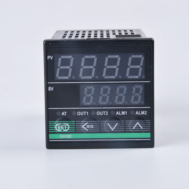 CH102 Dual Output SSR and Relay Two Relay Output LCD Digital PID Intelligent Temperature Controller Digital Thermostat