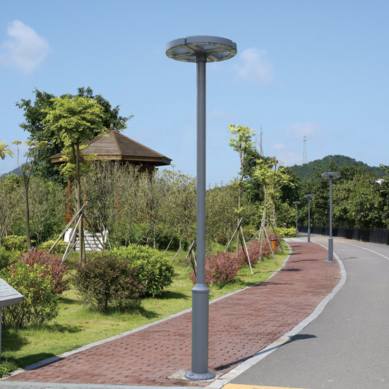 automatic solar power green energy high pole light outdoor street highway light motion sensor light road post IP65