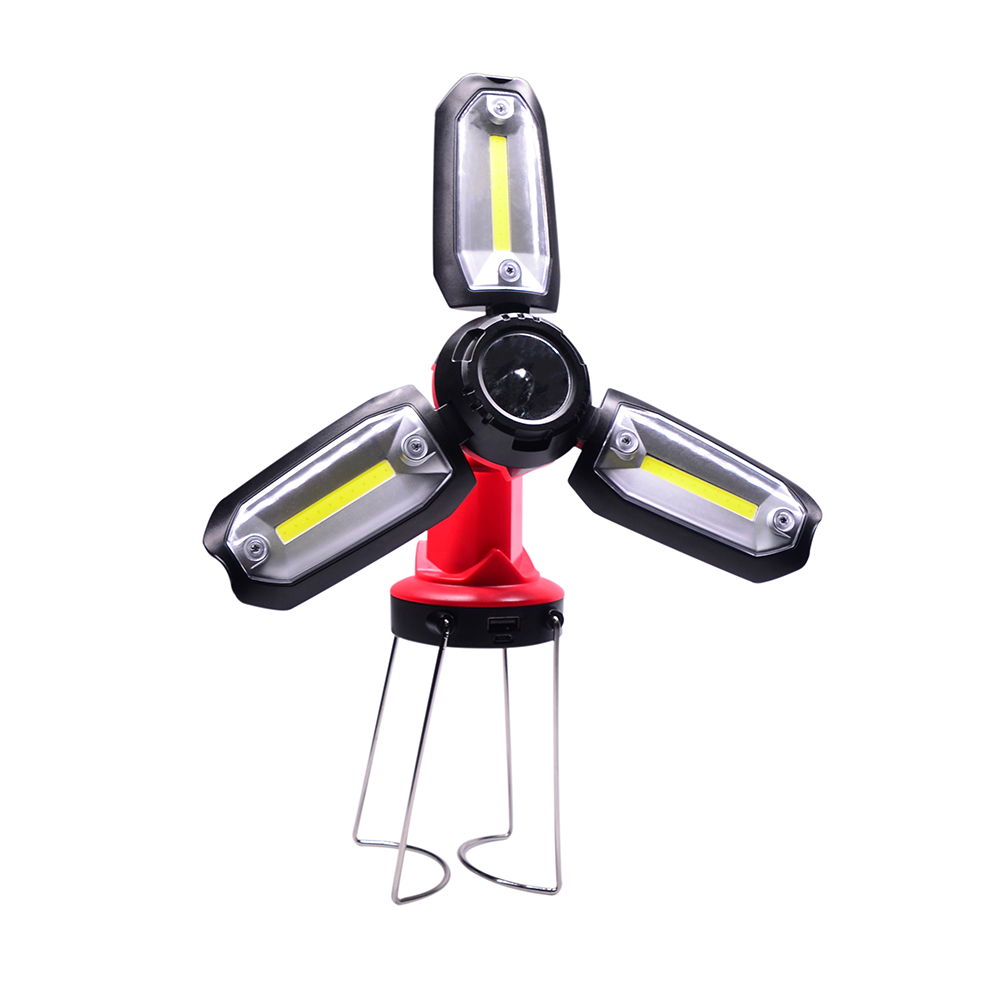 Hot Sales Multi-functional Use Hanging CampLight Car Repairing Camping lantern Rechargeable High Power  LED COB Camp Light