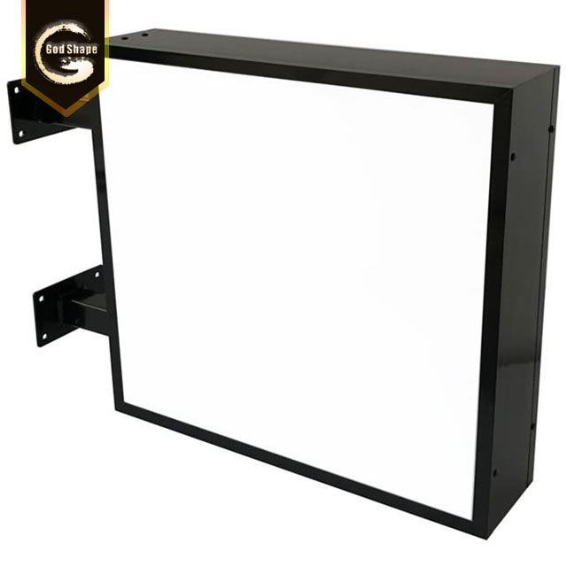Shop logo acrylic box lightbox business waterproof led light box