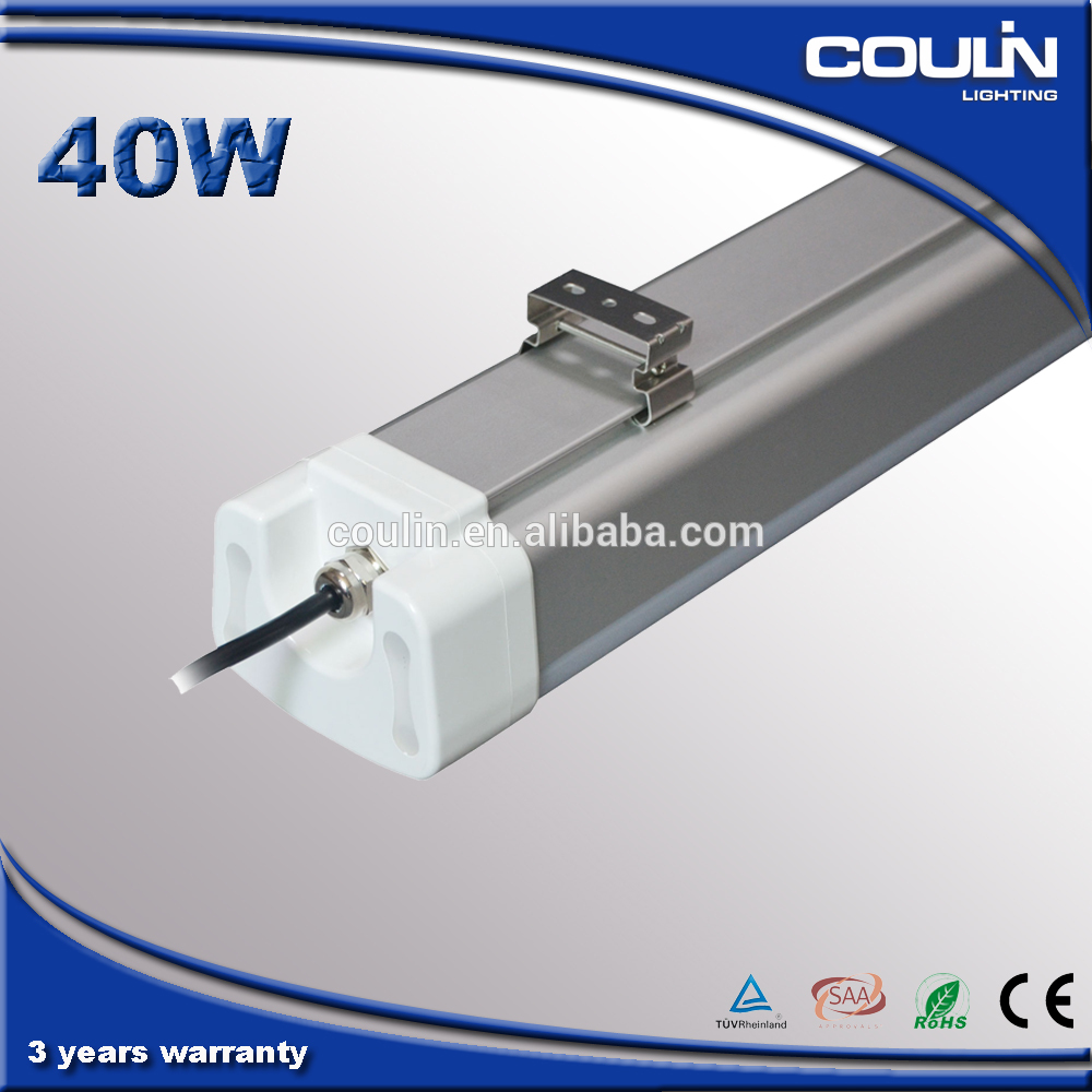 Coulin SMD2835 40W 900mm 4ft IP65 fixture led tri-proof tube light