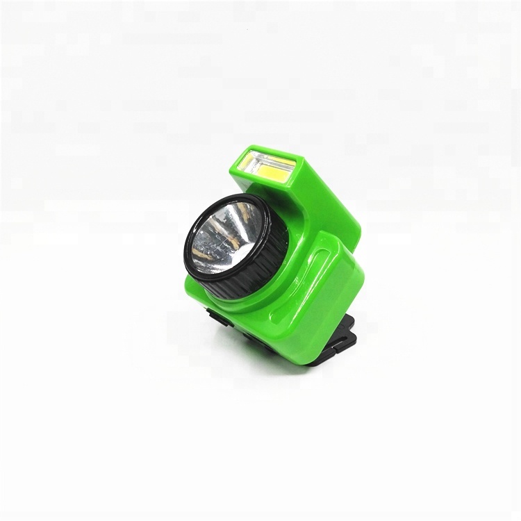 Rechargeable 6 cob head lamp torch with solar panel