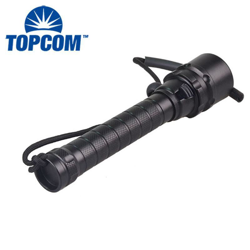 Rechargeable Scuba Diving Equipment LED Underwater 100m Dive Torch Flashlight