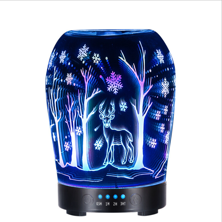 2019 Products 3D Glass Aroma Diffuser Glass Bottle