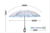 C Handle Clear Car Umbrella Transparent Upside Down Umbrella Reverse