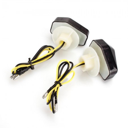 2 Motorcycle 12 LEDs Rear Turn Signal Blinker Indicator Light Lamp for Kawasaki