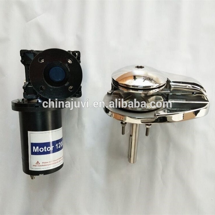 JV1011 2000W ship yacht boat vertical electric winches small 12v