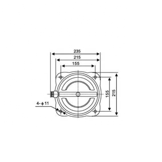 24V boat navigation signal light fitting CXH4-101P