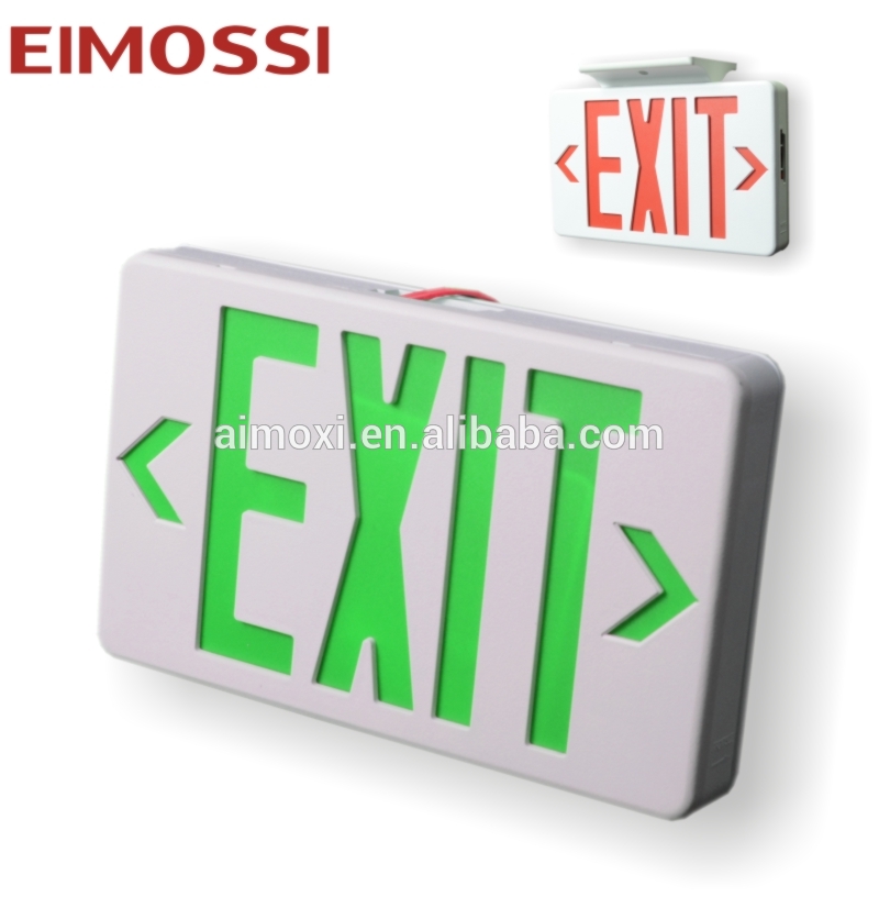 Battery backup led emergency exit sign running man led