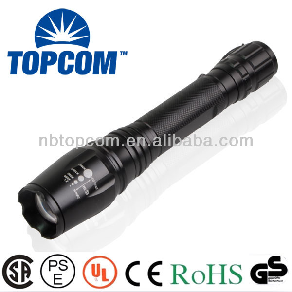 bright led high lumens led flashlight 2000 lumens