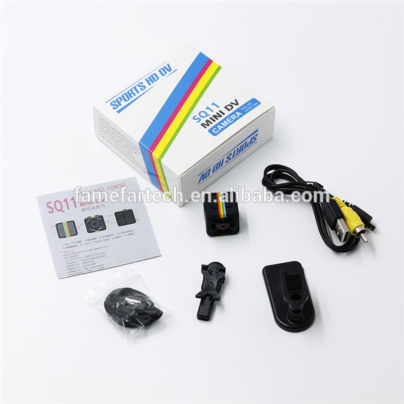 CE certificate SQ11 hot selling mini video camera remote control 1080p resolution mini cctv camera