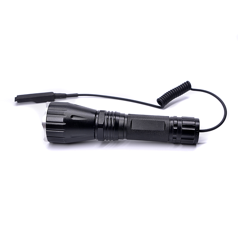 wholesale 300LM Rechargeable waterproof 18650 battery led tactical flashlight