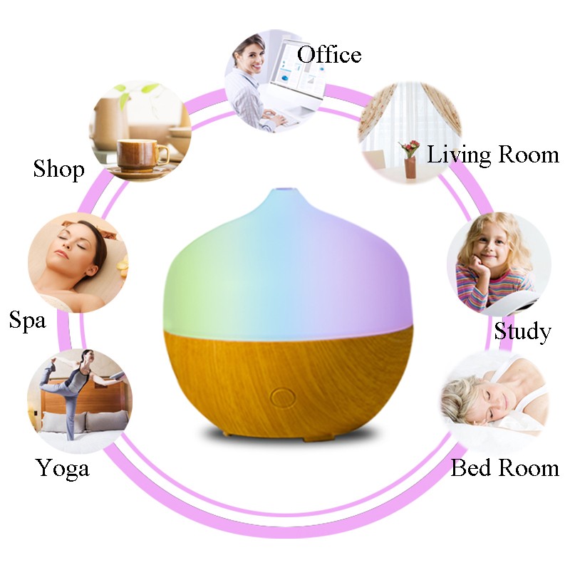 Hot stock colorful Light Aroma Diffuser ,Deterra Oil Mini Humidifier for baby room