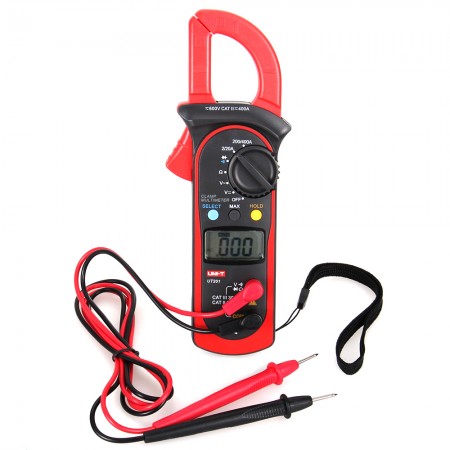 UNI-T Digital Current Clamp Multimeter with Voltage Resistance Measurements Continuity and Diode Testing