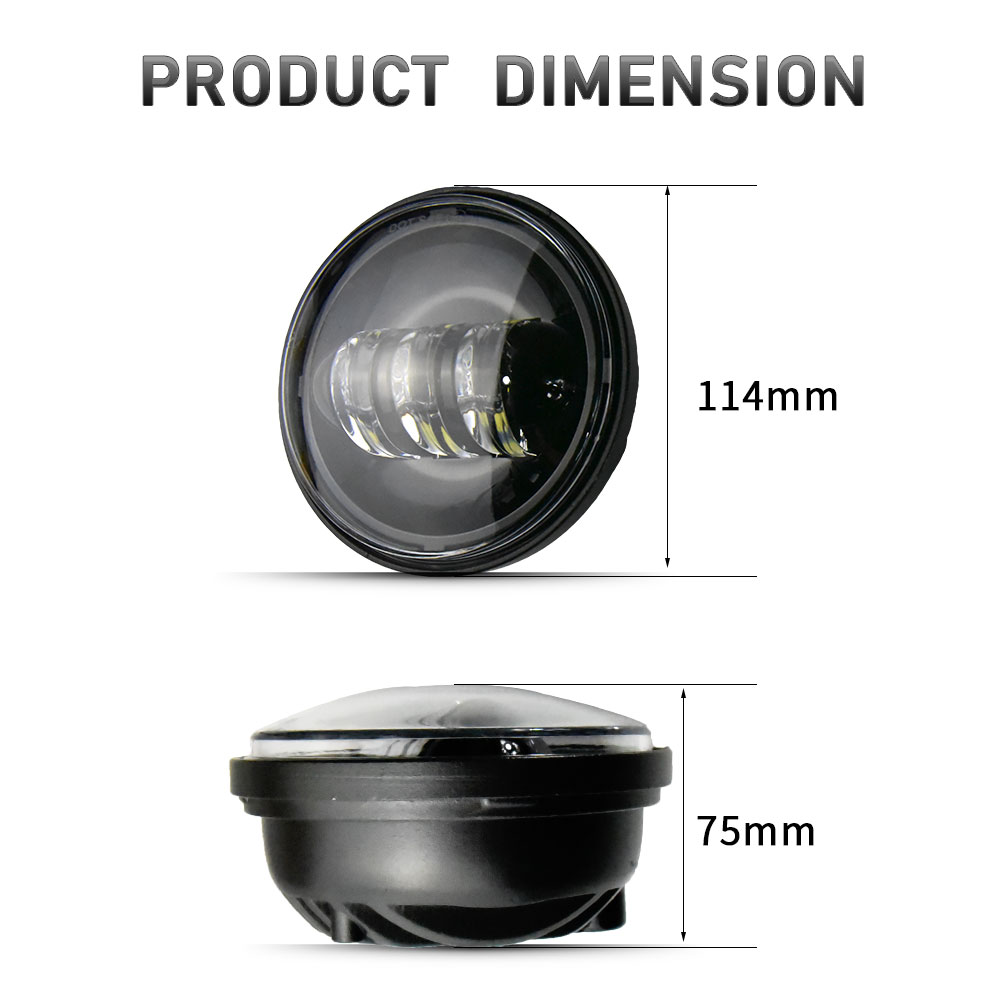 Motorcycle led headlight 7inch, 7inch round led headlight 4.5inch fog lamp motor lighting kit for 7 motorcycle