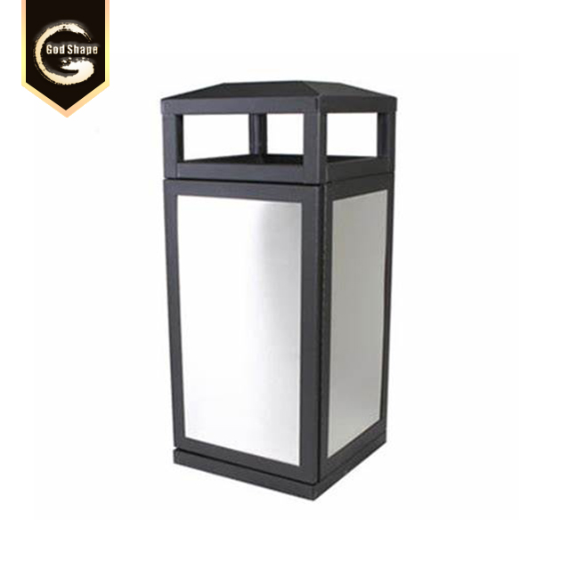 Outdoor Garbage Stainless Steel Waste Bin