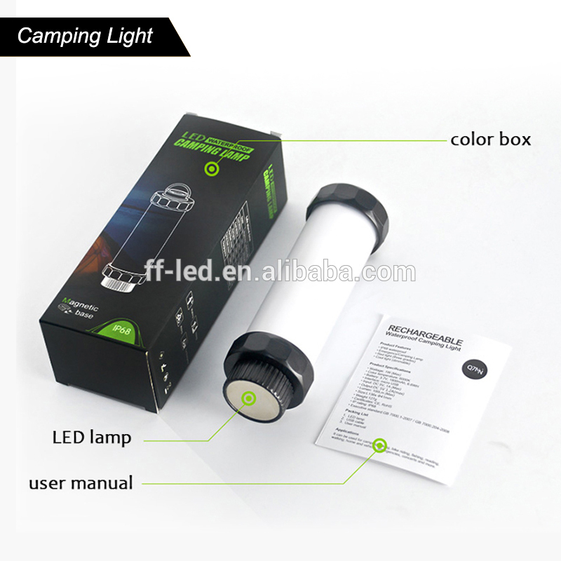 Battery Operated Mini Portable Hanging Lantern Waterproof Led Light Magnetic Camping Light USB Torch Light Rechargeable