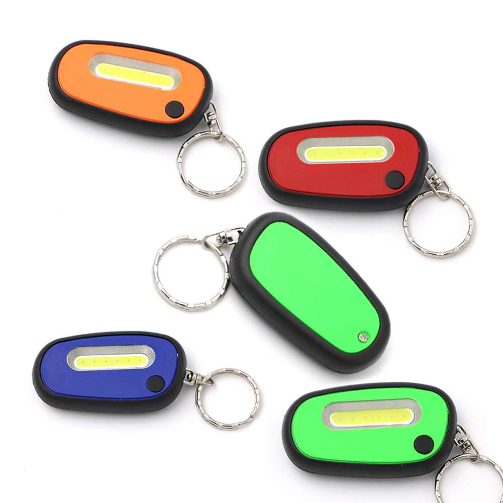 Super Thin keychain torch mini led flat flashlight