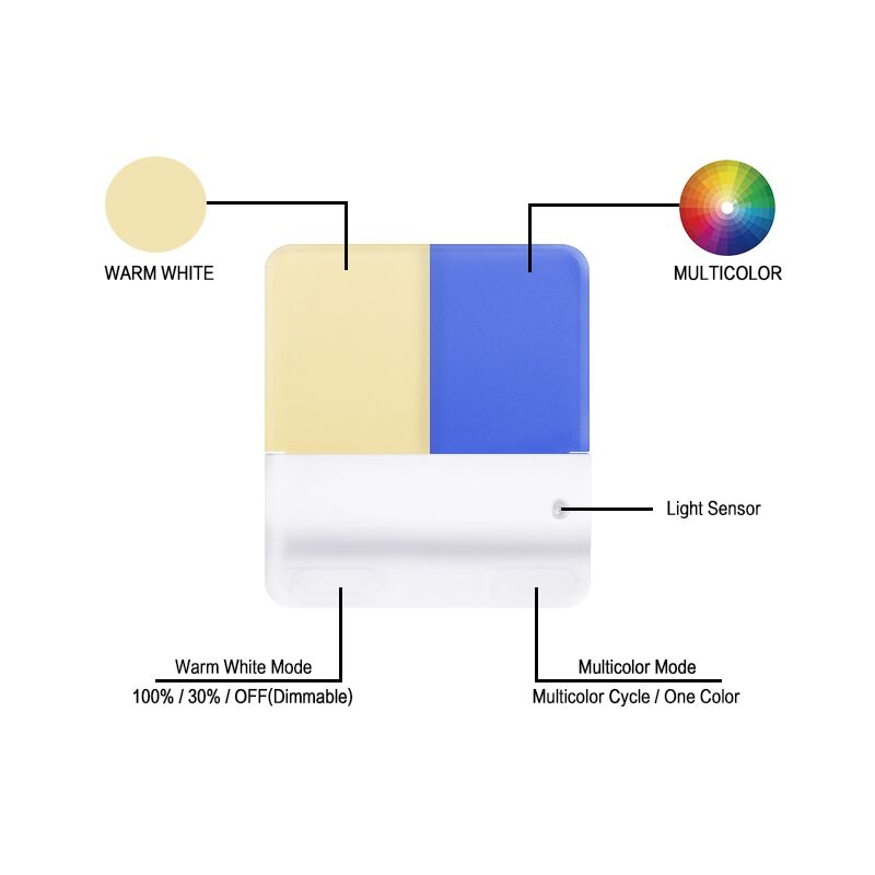 LED day red night light sensor