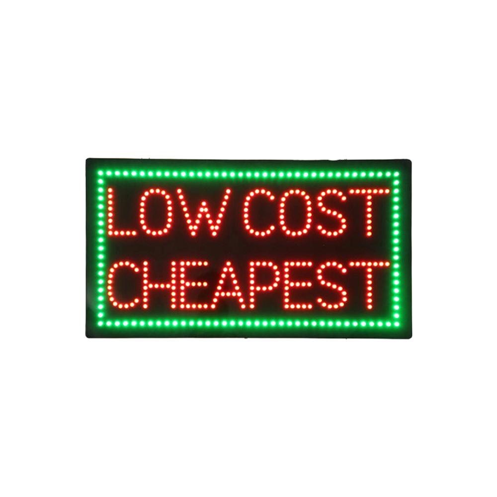 Hidly 17*31Inch LED Open Sign Advertising Business Animated Display Billboard for Business Shop, Supermarket